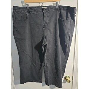 LOGO Black wash boyfriend fit jeans 32W Short? Petite? Plus SOFT!!